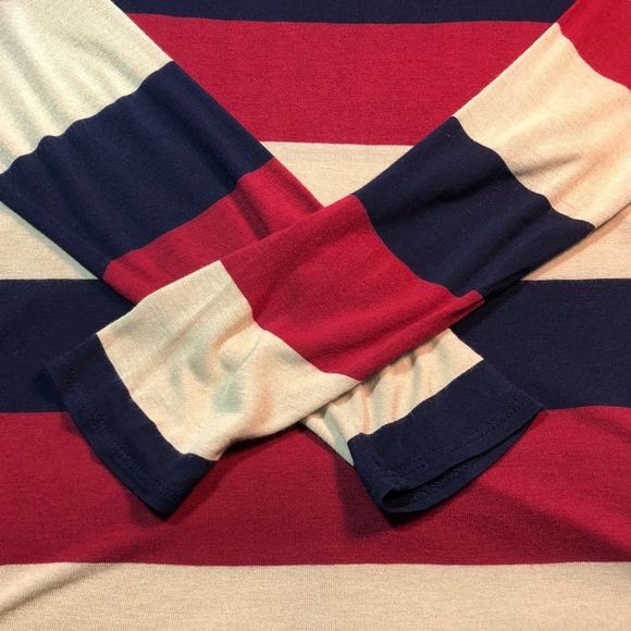 Soft Joie Long Sleeved Nautical Striped Top - Picture 5 of 8